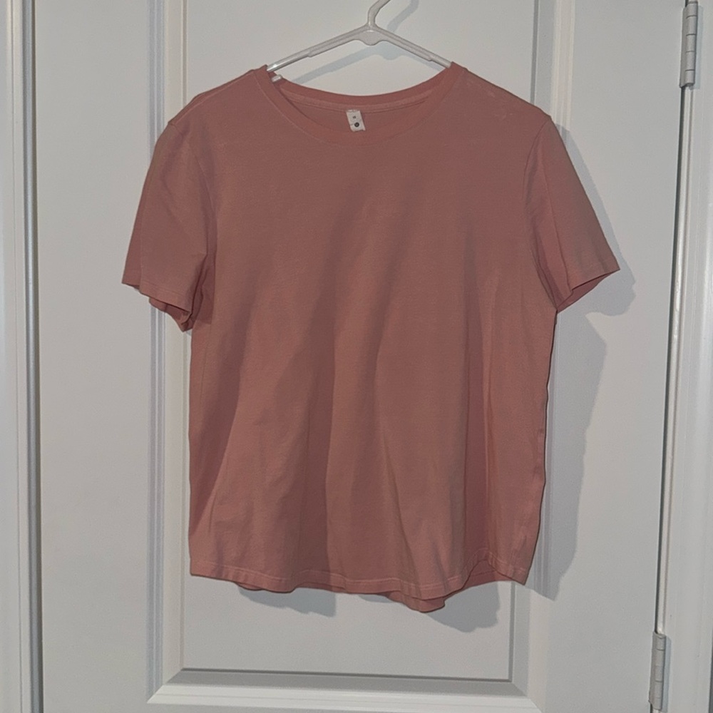 Pink lululemon Love Short Sleeve shirt size 10